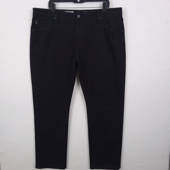 Ag Adriano Goldschmied Other - AG Adriano Goldschmied The Graduate Jeans Mens Black Size 40x34 Fit 40x30